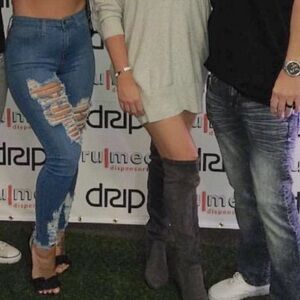 Generation Y “Diana” Over the  Knee slouchy Wedge Boots Gray Size 7.5